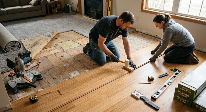 Bamboo Flooring Installation in Herndon, VA