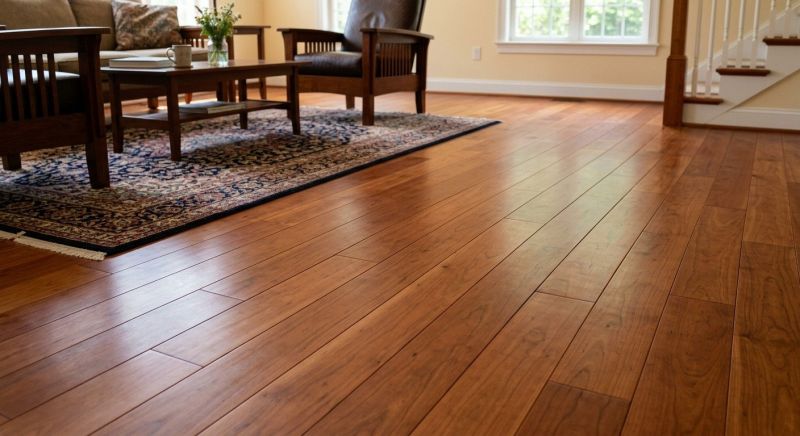 Cherry Floor Installation in Montgomery County, MD