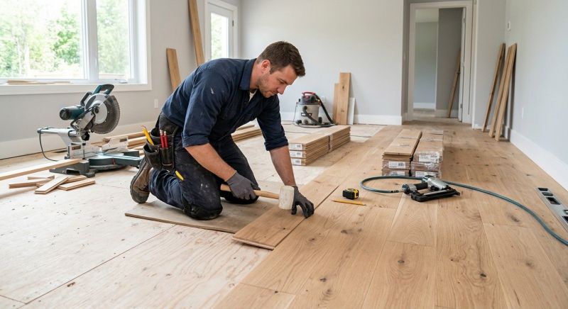 Hardwood Floor Installation in Burke, VA