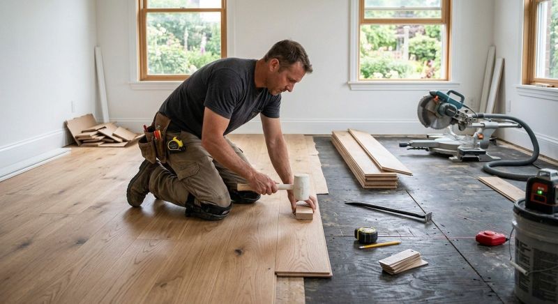Hardwood Floor Installation in Burke, VA