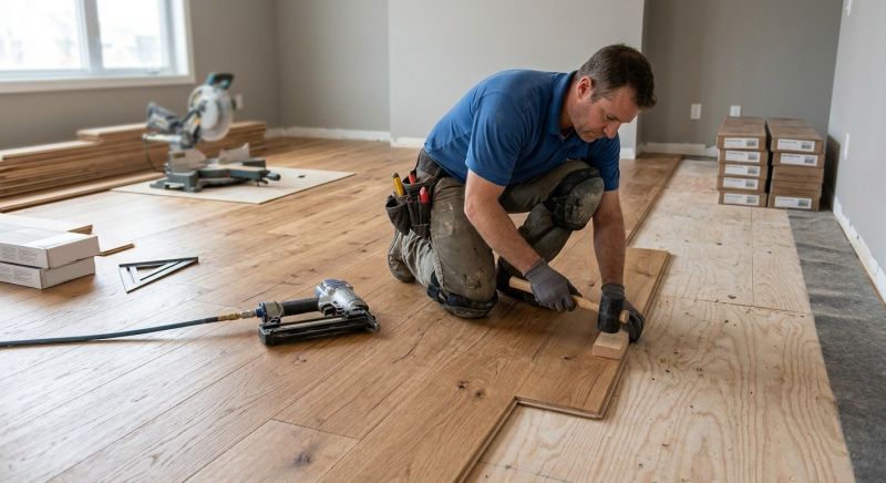 Hardwood Floor Installation in Montgomery Village, MD