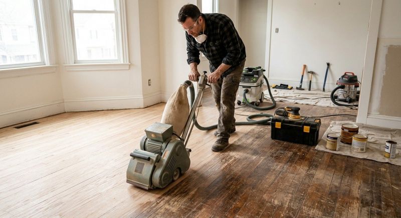 Hardwood Floor Renovation in Herndon, VA