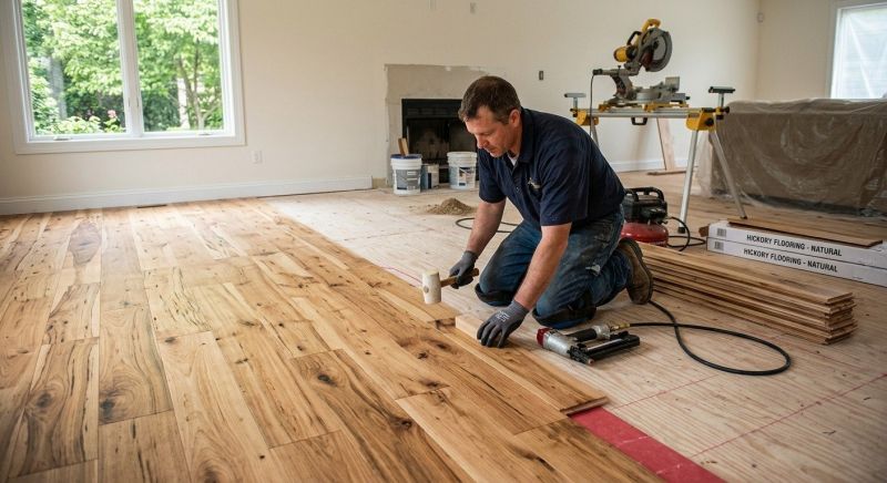 Hickory Floor Installation in Herndon, VA