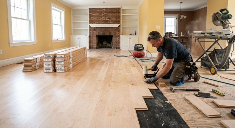 Maple Flooring Installation in Arlington County, VA