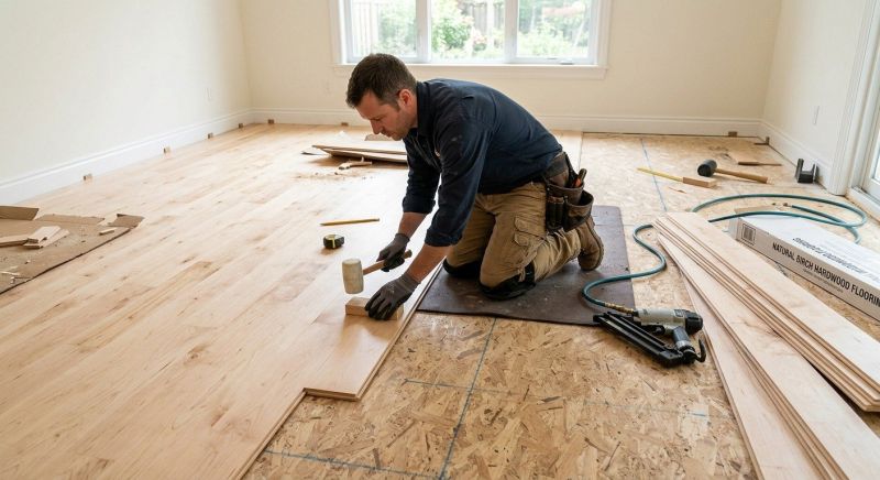 Maple Flooring Installation in Haymarket, VA