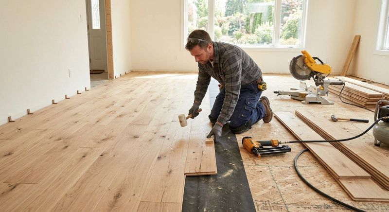 Oak Floor Installation in Aldie, VA