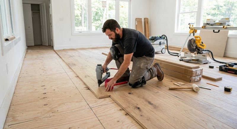 Oak Floor Installation in Herndon, VA