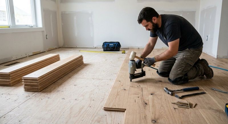 Oak Floor Installation in Sterling, VA
