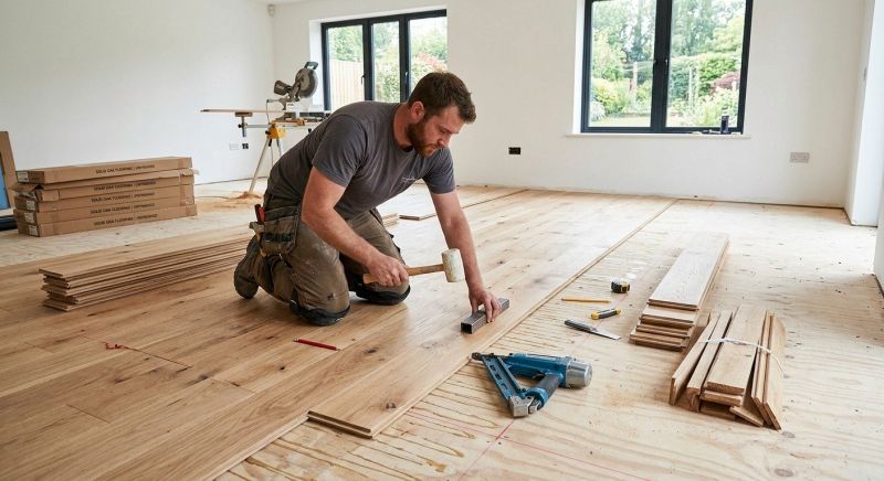 Oak Floor Replacement in Herndon, VA