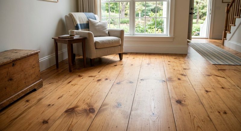 Pine Floor Installation in Herndon, VA