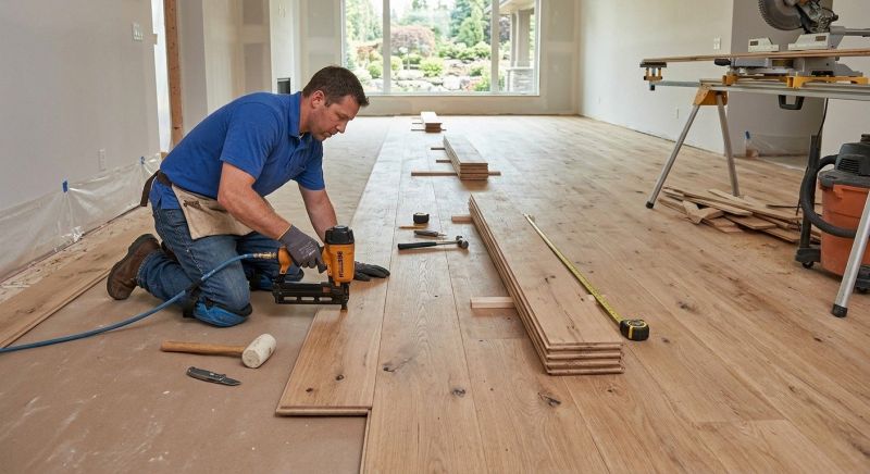 Plank Floor Installation in Herndon, VA