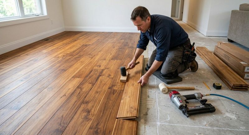 Teak Flooring Installation in Herndon, VA