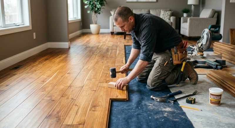 Teak Flooring Installation in Herndon, VA
