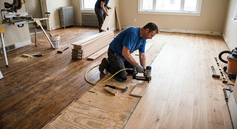 Wood Floor Replacement in Poolesville, MD