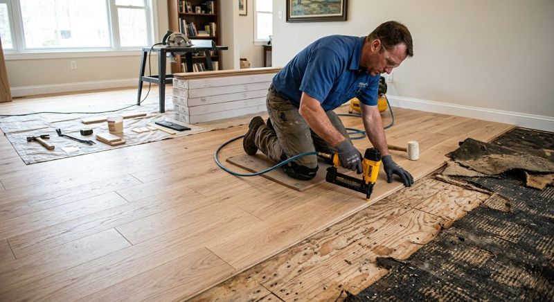 Wood Floor Replacement in Rockville, MD