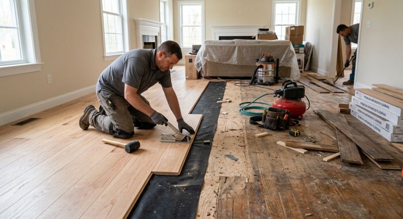 Wood Floor Replacement in Round Hill, VA
